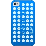 ICC731BLU - iLuv iCC731 EMOTICON Soft Coated Ultra Thin Smartphone Skin