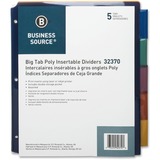 Business Source 32370 Double Pocket Index Divider BSN32370
