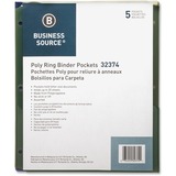 Business Source 32374 Binder Pocket BSN32374