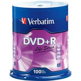 Verbatim Life 97175 DVD Recordable Media - DVD+R - 16x - 4.70 GB - 100 Pack Spindle