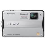 Panasonic Lumix DMC-TS10 14.1 Megapixel Compact Camera - 6.30 mm-25.20 mm - Silver