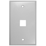 Vanco 820101 Faceplate - 1 x Socket(s) - White