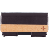 Simplism TR-BCIP4-CB/EN Smartphone Case - Flip - Leather - Chocolate Black