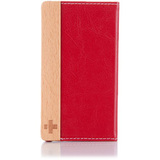 Simplism TR-FNIP4-DR/EN Smartphone Case - Flip - Leather - Deep Red
