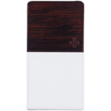 Simplism TR-VFIP4-SW/EN Smartphone Case - Flip - Leather, Fabric - Snow White