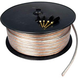 Cables Unlimited AUD-5610-50 Audio Cable - 50 ft - Clear