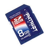 Patriot Signature Line 8GB SDHC Secure Digital High Capacity Class 4 Flash Card