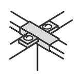 ABCO Four-Way Mid Connector ABCMC4OPOO