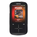 SanDisk Sansa Fuze+ SDMX20 4 GB Black Flash Portable Media Player SDMX20R-004GK-C57