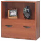 Safco Apres Modular Storage Shelf with Lower File Drawer - 9445CY