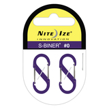 NITE IZE Nite Ize S-Biner SBP02PK17 Plastic Double Gated Carabiner Clip
