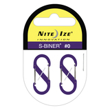 NITE IZE Nite Ize S-Biner SBP02PK19 Plastic Double Gated Carabiner Clip