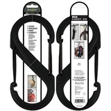 NITE IZE Nite Ize S-Biner SBP100301BG Plastic #10 Black Gate Carabiner Clip