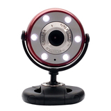 GEAR HEAD Gear Head WCF2750HDRED Webcam - Red, Black - USB 2.0