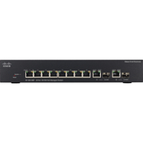 CISCO SYSTEMS Cisco 8-Port 10/100 PoE Managed Switch w/Gig Uplinks