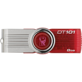 DT101G2/8GBZ - Kingston DataTraveler 101 G2 DT101G2/8GBZ 8 GB USB 2.0 Flash Drive - Red