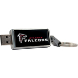 Centon DataStick Keychain NFL Atlanta Falcons 16 GB Flash Drive - Silv - DSK2F16GBATL
