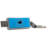 Centon DataStick Keychain V2 Carolina Panthers Edition 16 GB Flash Drive - Silver