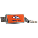 Centon DataStick Keychain V2 Denver Broncos Edition 16 GB Flash Drive - Silver