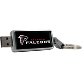 Centon DataStick Keychain V2 Atlanta Falcons Edition 2 GB Flash Drive - Silver