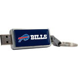 Centon DataStick Keychain V2 Buffalo Bills Edition 2 GB Flash Drive - Silver
