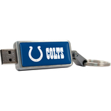 Centon DataStick Keychain V2 Indianapolis Colts Edition 2 GB Flash Drive - Silver