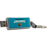 Centon DataStick Keychain V2 Jacksonville Jaguars Edition 2 GB Flash Drive - Silver