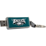 Centon DataStick Keychain V2 Philadelphia Eagles Edition 2 GB Flash Drive - Silver