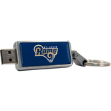 Centon DataStick Keychain V2 St. Louis Rams Edition 2 GB Flash Drive - Silver
