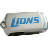 Centon DataStick Twist Detroit Lions Edition 2 GB Flash Drive - Silver
