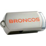 Centon DataStick Twist Denver Broncos Edition 4 GB Flash Drive - Silver