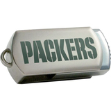 Centon DataStick Twist Green Bay Packers Edition 4 GB Flash Drive - Silver