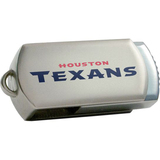 Centon DataStick Twist Houston Texans Edition 4 GB Flash Drive - Silver