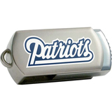 Centon DataStick Twist New England Patriots Edition 4 GB Flash Drive - Silver