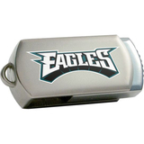 Centon DataStick Twist Philadelphia Eagles Edition 4 GB Flash Drive - Silver