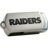 Centon DataStick Twist Oakland Raiders Edition 8 GB Flash Drive - Silver