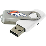 Centon DataStick Swivel Denver Broncos Edition 1 GB Flash Drive - White