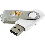 Centon DataStick Swivel Minnesota Vikings Edition 1 GB Flash Drive - White
