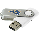 Centon DataStick Swivel St. Louis Rams Edition 1 GB Flash Drive - White