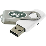 Centon DataStick Swivel New York Jets 4 GB Flash Drive - White