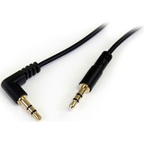 STARTECH.COM StarTech.com 6 ft Slim 3.5mm to Right Angle Stereo Audio Cable - M/M