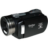 Vivitar DVR 650 Digital Camcorder - 1.8" LCD - CMOS - Black - DVR650BLK