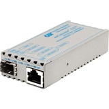 Omnitron miConverter 1239-0-1W Gigabit Ethernet Media Converter - 1 x RJ-45 Network - 10/100/1000Base-T - 1 x SFP - Wall Mountable