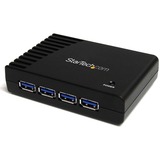STARTECH.COM StarTech.com 4 Port Black SuperSpeed USB 3.0 Hub