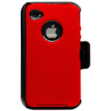 Otterbox Defender APL2-I4XXX Carrying Case for iPhone - Red