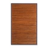 Anji AMB0031 Contemporary Chocolate Bamboo Rug ANJAMB00310046