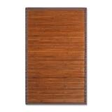 Anji AMB0031 Contemporary Chocolate Bamboo Rug ANJAMB00310058