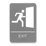 U.S. Stamp & Sign ADA Exit Sign USS5402