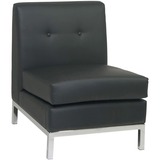 AVE . SIX WorkSmart Wall Street Armless Chair OSPWST51NB18