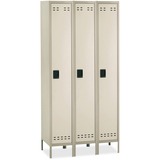 SAFCO Safco Single-Tier Two-tone 3 Column Locker with Legs